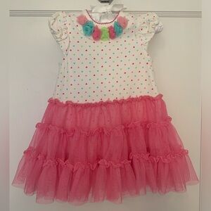 Little Me 18 Month Baby Girl Pink Tulle Dress